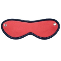 Rouge Leather Blindfold for Sensory Play