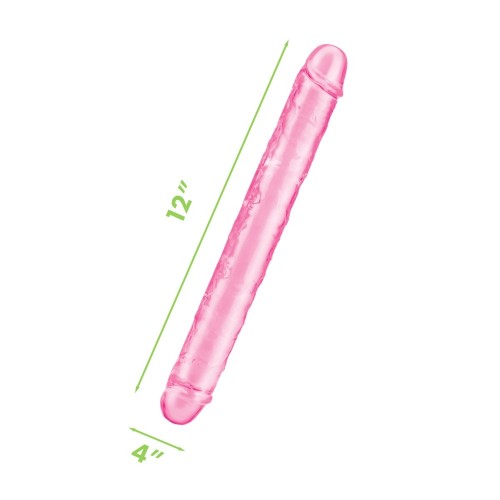 Dildo Doble Ultra de 12 Pulgadas Rosa de Me You Us