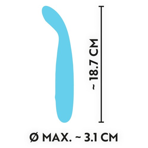 Mini Vibrador Cuties Silk Touch Recargable Azul