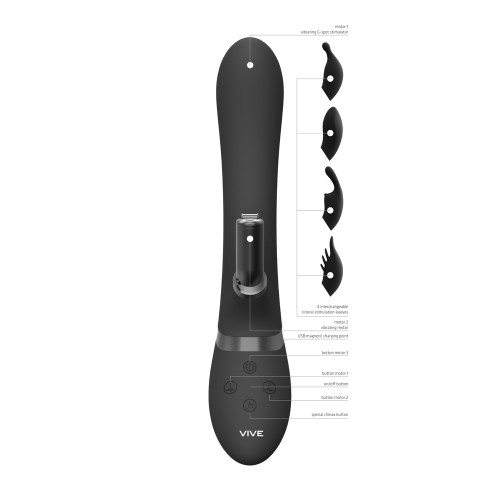 Vive Chou Double Action Rabbit Vibrator for Intense Sensations