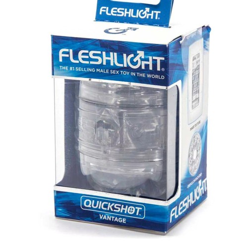 Fleshlight Quickshot Vantage Clear for Enhanced Pleasure