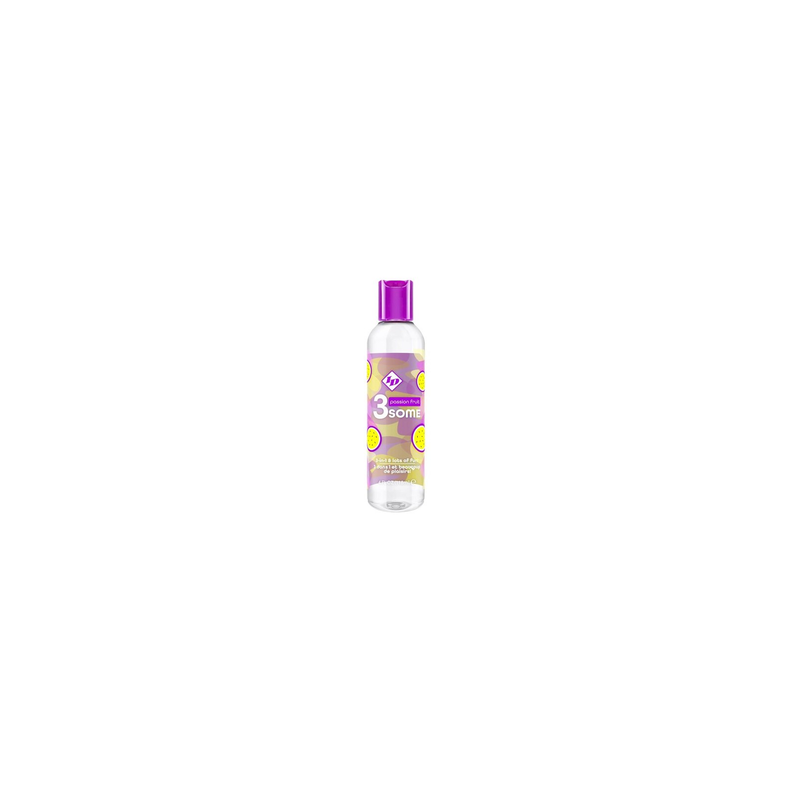 Lubricante ID 3some de Fruta de la Pasión 3 en 1 118ml