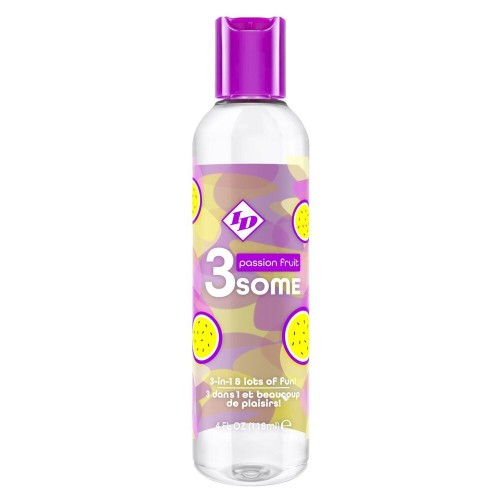 Lubricante ID 3some de Fruta de la Pasión 3 en 1 118ml