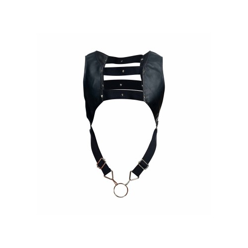 Male Basics Dungeon Crop Top Cock Ring Harness