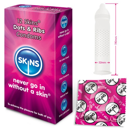 Skins Dots And Ribs Condoms for Enhanced Pleasure