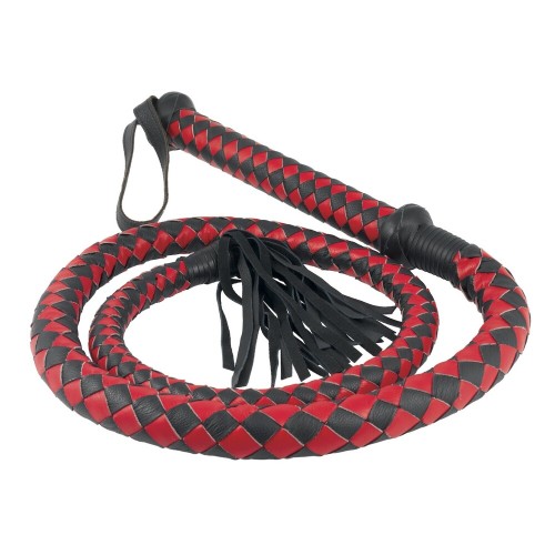 Long Arabian Whip Red And Black - Ultimate Dominance Tool