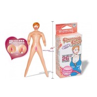 Romping Rosy Inflatable Doll for Fun Adventures