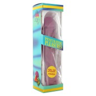 Dildo de Gelatina Morado con Placer