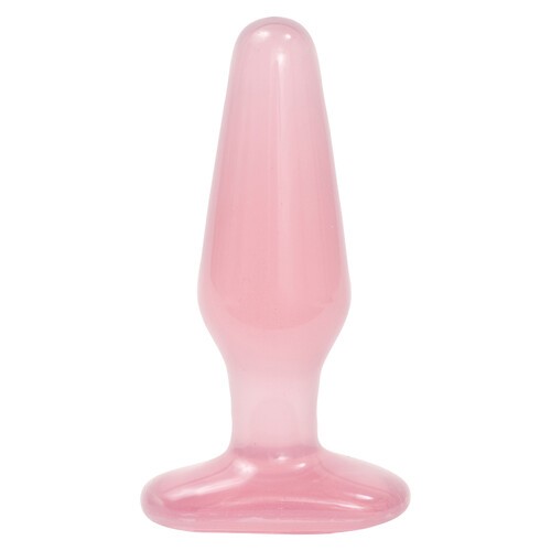 Crystal Jellies Medium Butt Plug in Pink