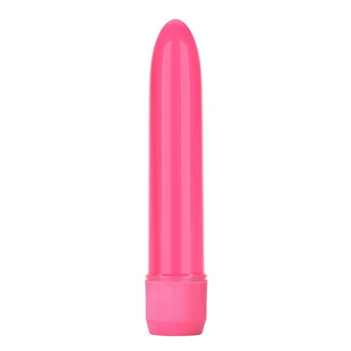 Neon Pink Multi Speed Mini Vibrator for Powerful Pleasure