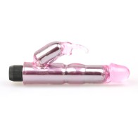 Vibrador Conejito Rosa Cristal para el Placer Máximo