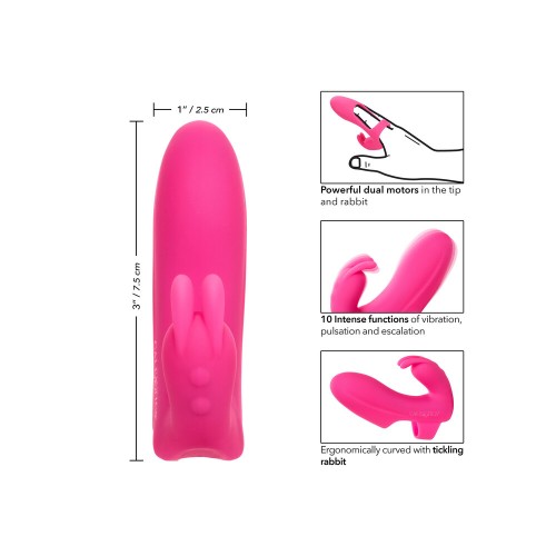 Vibrador de Dedo con Conejito Marvelous Pleaser para Placer Intenso