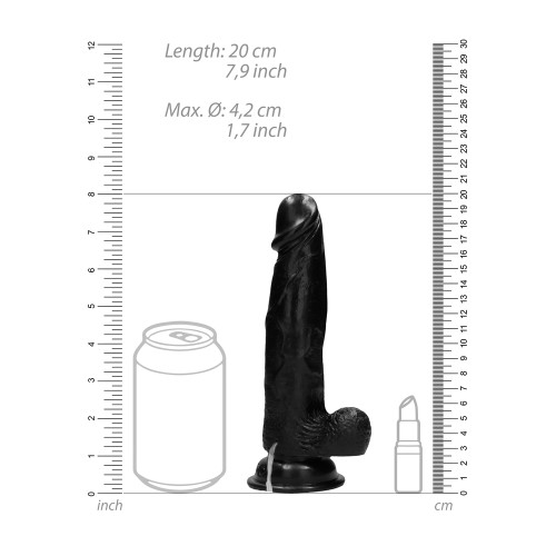 RealRock 8 Inch Vibrating Realistic Cock for Ultimate Satisfaction