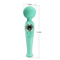 Vibrador Wand Pretty Love Skyler con Pantalla LED