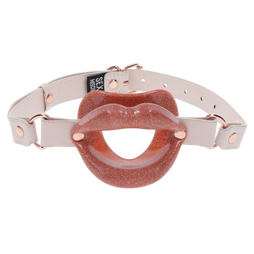 Gag de Silicona Labios de Sexo y Travesura para Juego Kinky