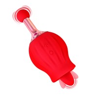 Masajeador Dual Clit-Tastic Rose Bud Recargable por USB