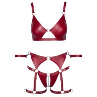 Set de Bondage Cottelli Rojo para Juego Íntimo