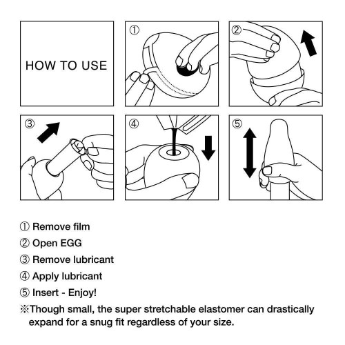 Masturbador Tenga Crater Egg para Estimulación Definitiva