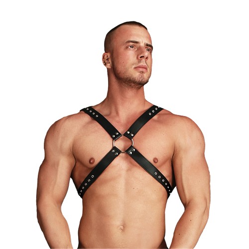 Arnés Halter Alto Ouch Adonis para BDSM Elegante