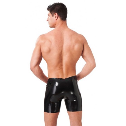 Latex Men's Bermuda Shorts for Unique Fashion