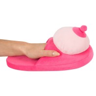 Pink Boob Slippers for Comfy Fun