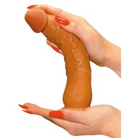 Dildo Marrón de Apariencia Natural - Placer Realista