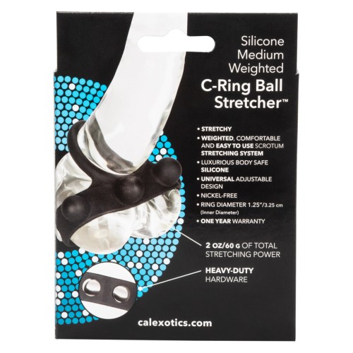 Medium Weighted Penis Ring and Ball Stretcher