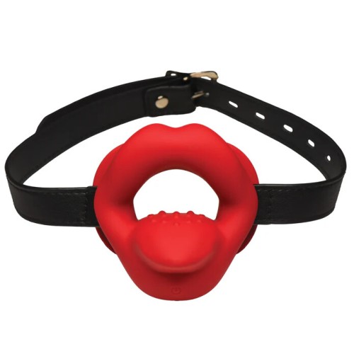 Master Series Vibrating Sissy Mouth Gag for Oral Play