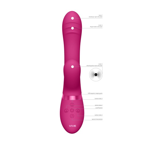 Vibrador Vive Tani con Movimiento de Dedo para Placer Único