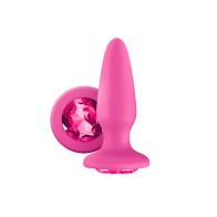 Glams Silicone Rainbow Gem Butt Plug