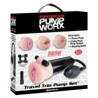 Kit de Viaje Pump Worx Trio Masturbador