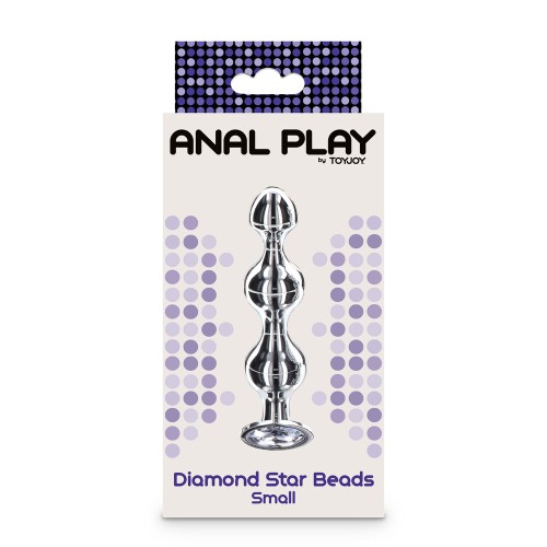 Perlas Estrella de Diamante Pequeñas para un Juego Anal Glamuroso