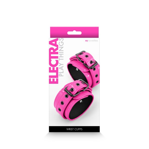 Stylish Pink Electra Wrist Cuffs for Bondage Fun