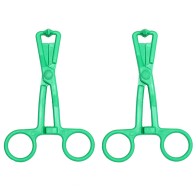 Green Nipple Clamps for Sensual Play