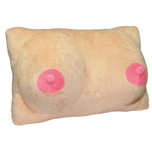 Almohada de Felpa con Senos para Comodidad Total