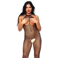 Leg Avenue Open Crotch Fishnet Bodystocking for Seductive Looks