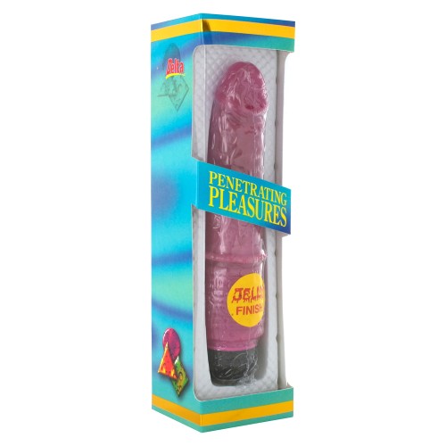 Jelly Vibrator Purple for Vibrant Pleasure