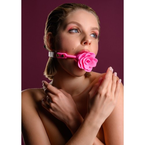 Taboom Malibu Rose Ball Gag for Elegant Bondage