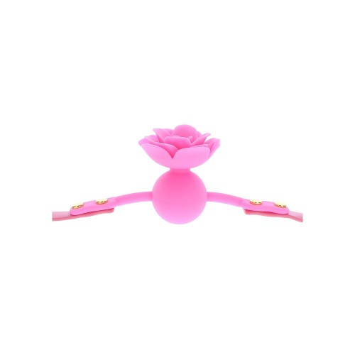 Gag de Boca Taboom Malibu Rosa para Bondage Elegante