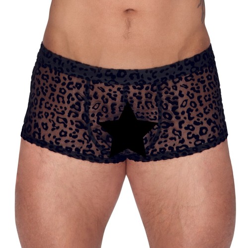 Pantalones Transparentes con Estampado Animal Noir para Estilo Vanguardista