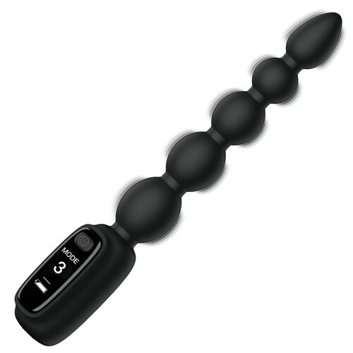 Play Hard Digital Silicone Anal Beads for Ultimate Stimulation