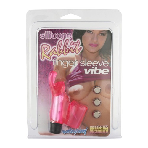 Silicone Rabbit Finger Sleeve for Intense Clitoral Stimulation