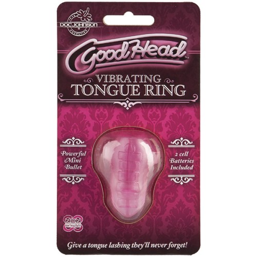 Goodhead Vibrating Tongue Ring for Enhanced Oral Pleasure