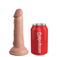 King Cock Elite 6 Inch Dildo - Realistic Pleasure