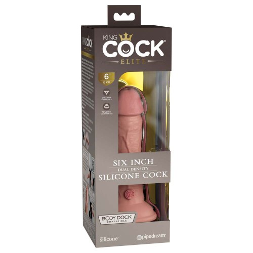 Dildo King Cock Elite de 6 Pulgadas - Placer Realista