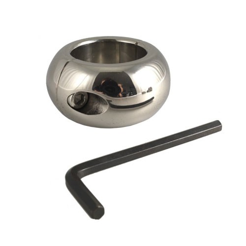 Donut Stainless Steel Ball Stretcher - Enhance Sensation