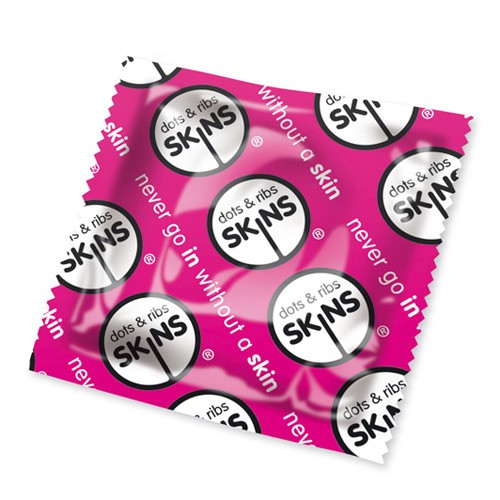 Skins Condoms Dots and Ribs x50 Pack