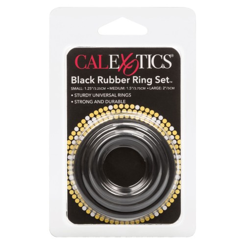 3 Piece Rubber Ring Set for Enhanced Pleasure