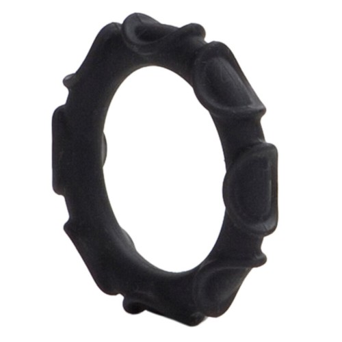 Atlas Silicone Cock Ring Black