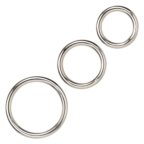 3 Piece Silver Ring Set - Ultimate Support